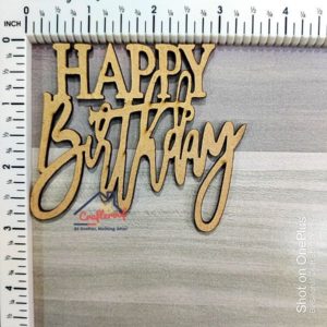Happy Birthday #10 – Mdf Cutout