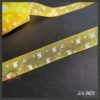 yellow organza 3/4 inch