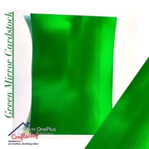 A3 Green Mirror Cardstock – 10Sheets