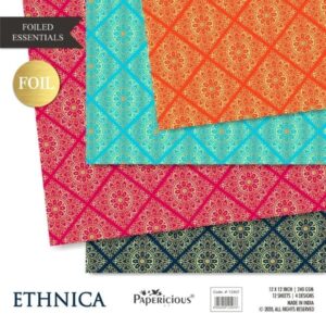 Ethnica – Golden Foiled 12×12 inch / 12 sheets
