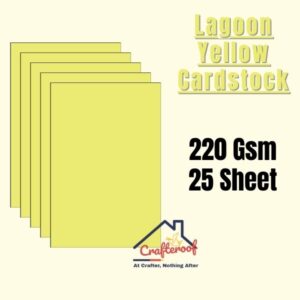 Lagoon Yellow Cardstock 220Gsm – 25sheets