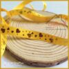 Yellow Heart Foiled Ribbon - 10yrdspack