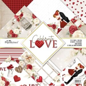 Celebrate Love – Designer Pattern 12×12 inch / 20 sheets