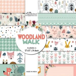 Woodland Walk – Designer Pattern – 12×12 inch / 24 sheets