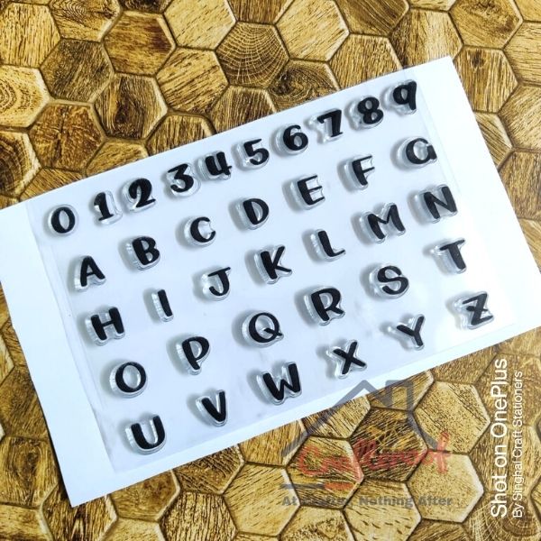 Detachable Number Letter Stamp Plastic Font Size Numeral Alphabet | Harfington, 37*23*15mm