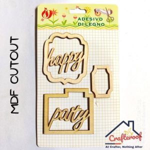 Party – Mdf Cutout