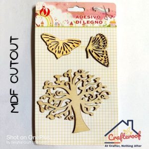 Tree n Butterfly – Mdf Cutout