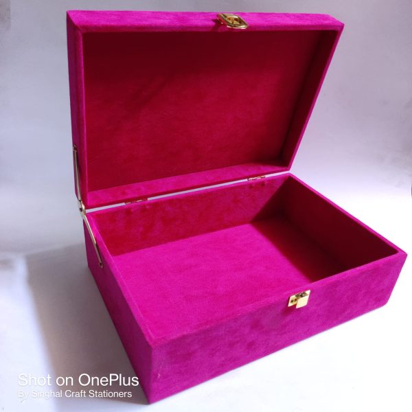 Velvet Box - Dark Pink