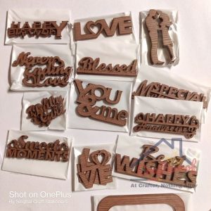 Wooden Textured – Mdf Cutout 105pcs/Box