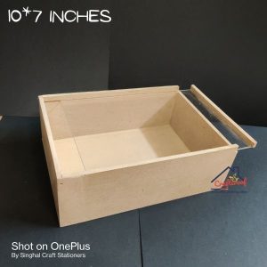 Mdf Acrylic Slider Box – 10*7 inch