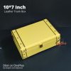 Leather Trunk Box - Yellow - 10*7 inch