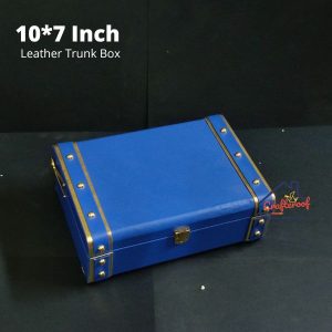 Leather Trunk Box – Navy Blue – 10*7 inch