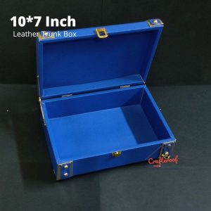 Leather Trunk Box – Navy Blue – 10*7 inch