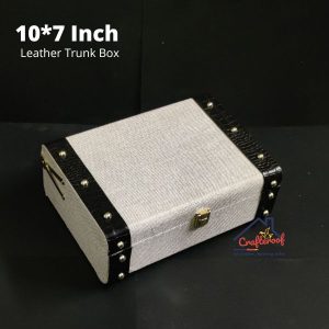 Leather Trunk Box – Jute – 10*7 inch