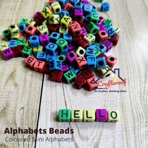 Colored Alphabet Beads