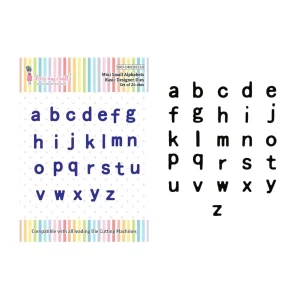 Mini Small Alphabet - Basic Designer Dies