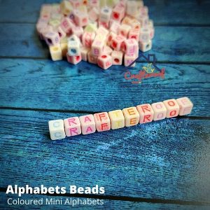Pastel Alphabet Mini Alphabet Beads