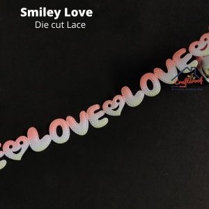 Smiley Love Orange – Diecut Lace