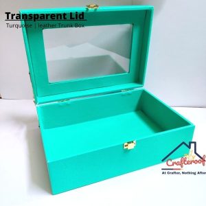Leatherite Trunk Box, Size: 10x7x3.5inch