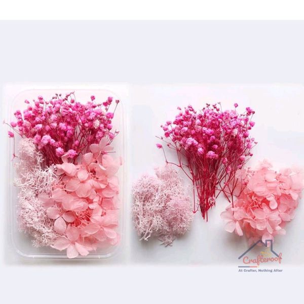 Pink Dry Artificial Flowers