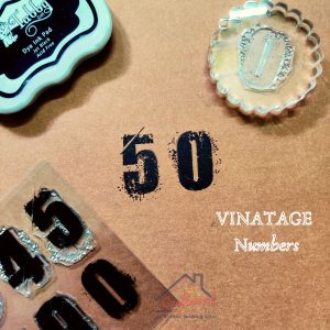 Vintage Numbers – Clear Stamp