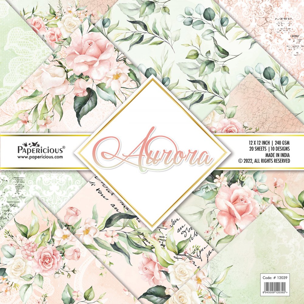 Aurora - Designer Pattern Papers 12x12 inch