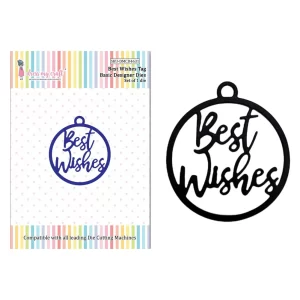 Best Wishes Tag - Basic Designer Dies