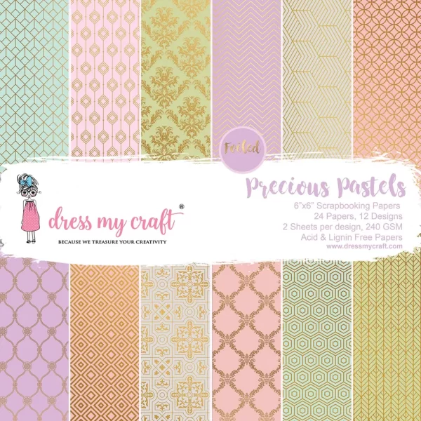 Precious Pastels 6"x6" Paper Pad