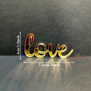 Love Acrylic Cutout – 2 pcs/pack