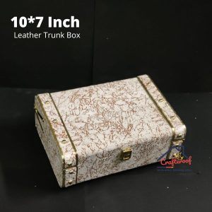 Marble Print Brown White Trunk Box – 10*7 inch