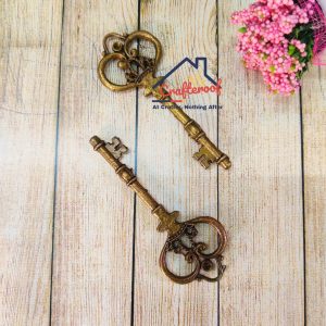 Antique Golden Metal keys  – 2pcs/pack