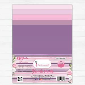 Shrink Prink – Pink Family Frosted Glass Sheet – Pack of 10 Sheets