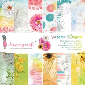 Awesome Blossom 6″ x 6″ Paper Pad