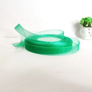 Green Organza Ribbon – 1/2 inch