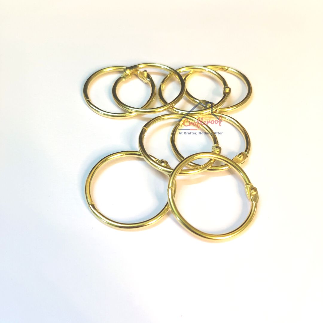Golden Scrapbooking Ring 32mm