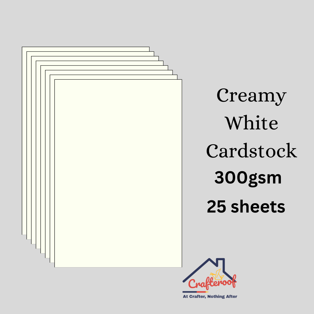 A3 Creamy White Cardstock 300 Gsm - 25sheet