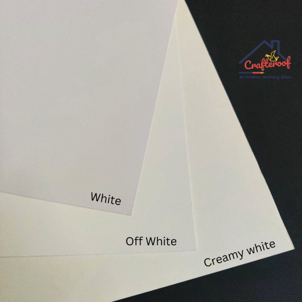A3 Off White Cardstock 300 Gsm - 25 Sheets