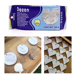Dozen Air Dry Craft Clay 250 gm