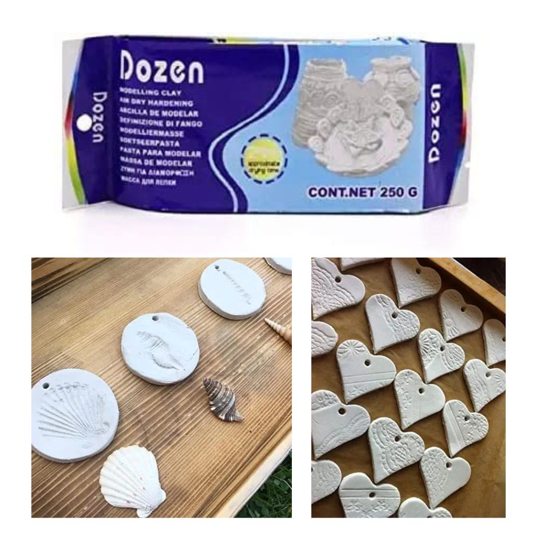 Dozen Air Dry Craft Clay 250 gm - Crafteroof