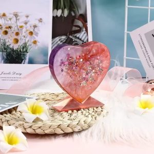 Heart Frame With Stand Silicone Mould
