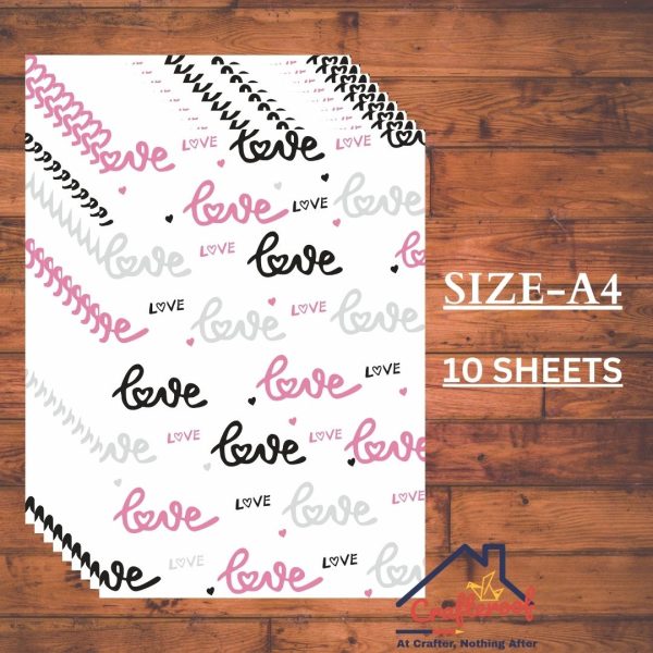 Love - A4 Designer Sheet