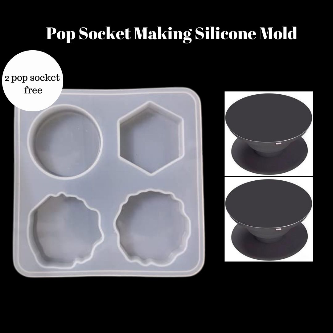 Pop Socket Silicone mold with 2 pop socket free