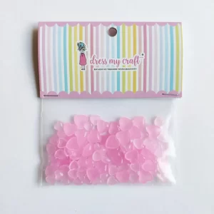 Pastel Pink Heart Droplets – Assorted