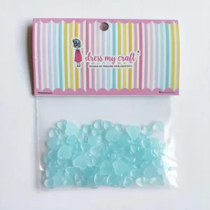 Pastel Blue Heart Droplets – Assorted