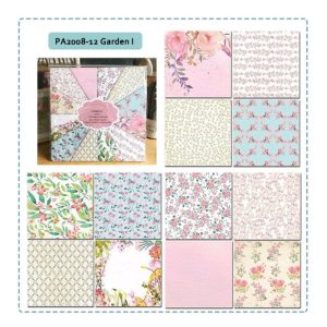 Floral Garden Paperpad  – 12*12 inch