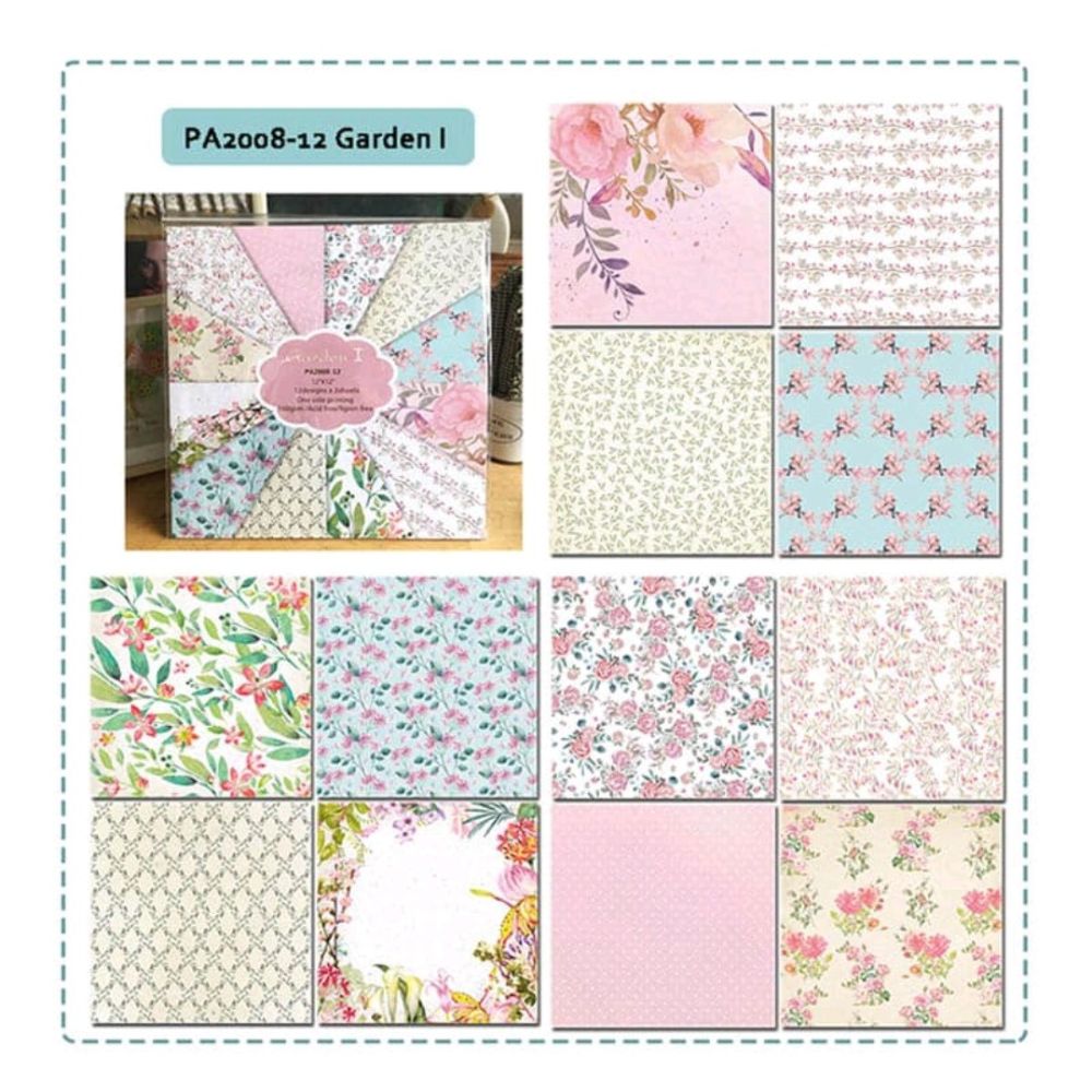 Floral Garden Paperpad - 1212 inch