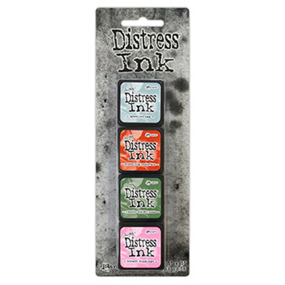 Kit 6 Distress Archival Mini Ink Pads - Tim Holtz