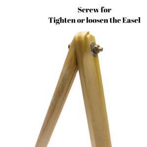 Wood Easel Stand With Screw – 10 inch