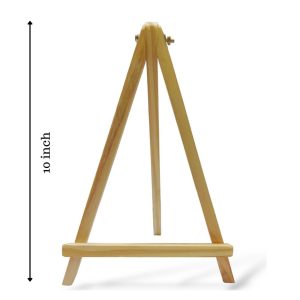 Wood Easel Stand With Screw - 10 inch