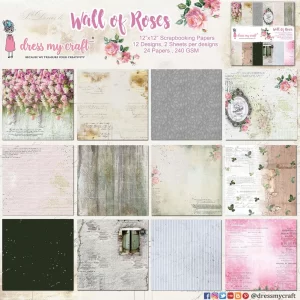 Wall of Roses 12″ x12″ Paper Pad